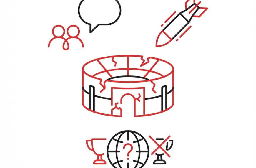 Иран показал фото разрушенного бомбежками стадиона «Азади»